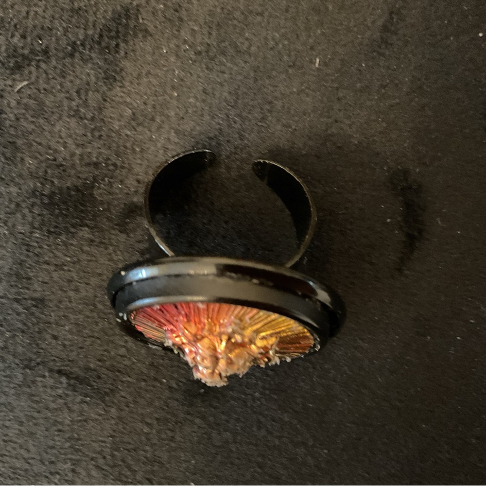 #72 Upcycled Chanel Button Ring - image 2